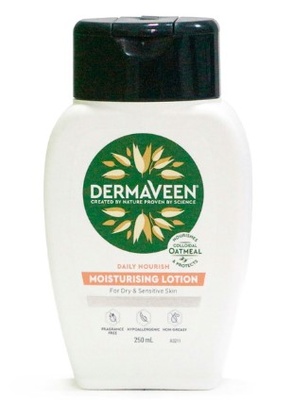 DermaVeen Moisturising Lotion 250ml Gentle Daily Skin Moisturiser