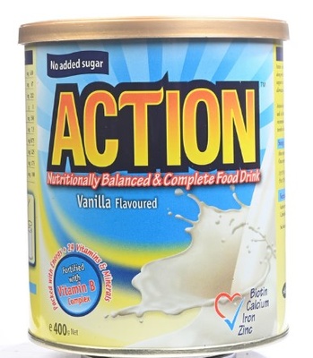 Action Vanilla Milk Powder 400g Instant Dairy Beverage Mix
